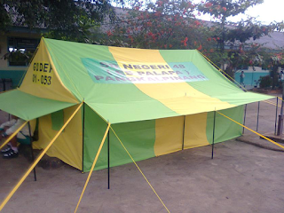 Jual tenda lipat tenda kemah tenda komando dan tenta promosi tenda bencana 6