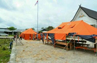 Jual tenda lipat tenda kemah tenda komando dan tenta promosi tenda bencana 7