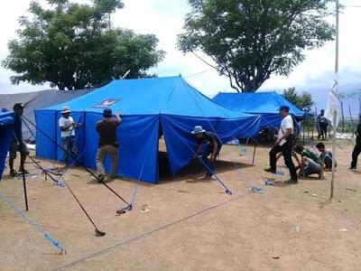 Jual tenda lipat tenda kemah tenda komando dan tenta promosi tenda bencana 8