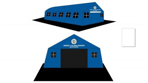 Jual tenda lipat tenda kemah tenda komando dan tenta promosi tenda bencana Tenda Militer 5