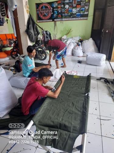 Jual tenda lipat tenda kemah tenda komando dan tenta promosi tenda bencana Tenda Militer 6